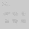 Compatible label tape for Brother TZe-247
