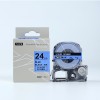 Kingjim対応 SC24BW Black on blue 互換テープカートリッジ  