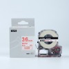 Kingjim対応 SS36RW Red on white 互換テープカートリッジ