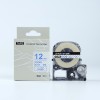 Kingjim対応 ST12BW Blue on clear 互換テープカートリッジ 