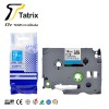 TZ545 TZe545 TZ-545 TZe-545 18mm White on blue Compatible Laminated Label Tape Cartridge for Brother