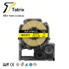Black on yellow LK4WBA3 BLK-2YBA3.5 BU3.5Y Heat Shrink Tube Label Tape Compatible for Epson