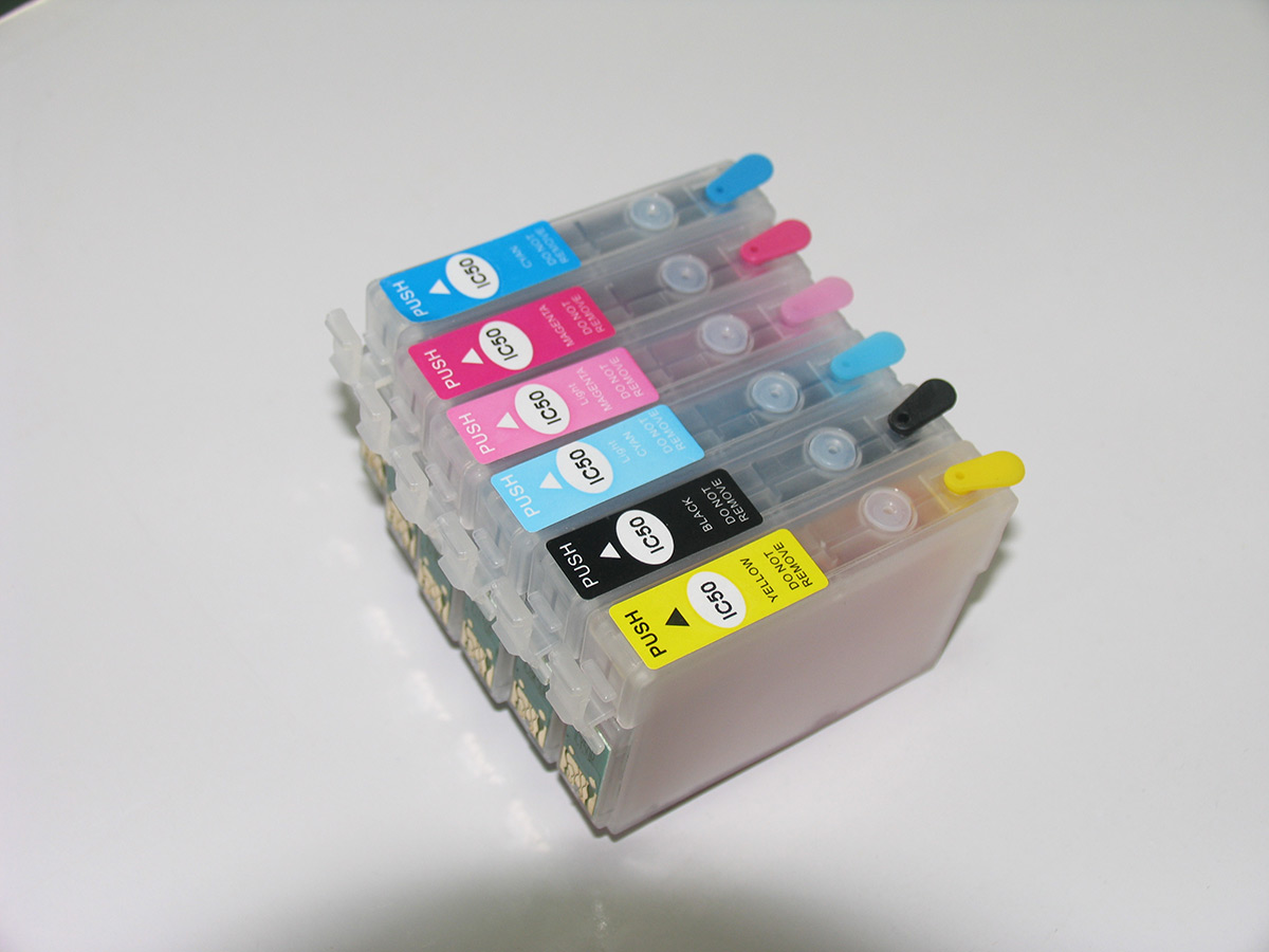 Refillable Epson TC-ICLC50 Ink Cartridge