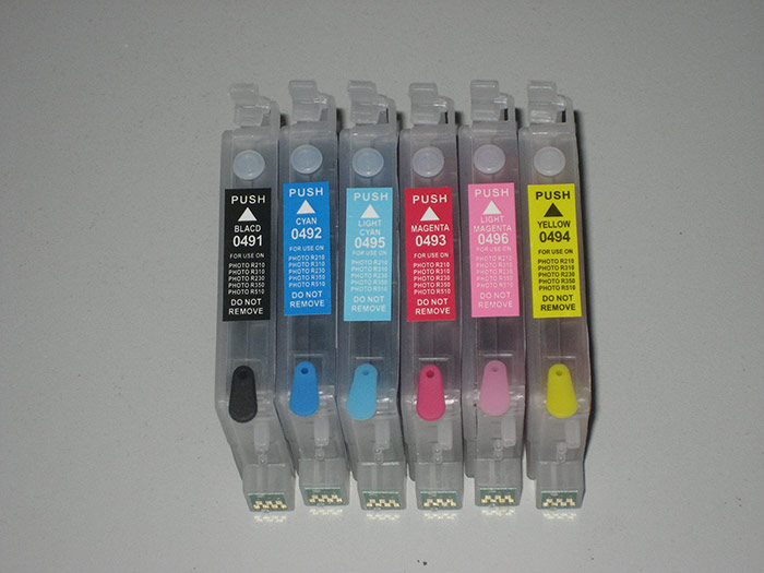 Refillable Epson TC-0491 Ink Cartridge