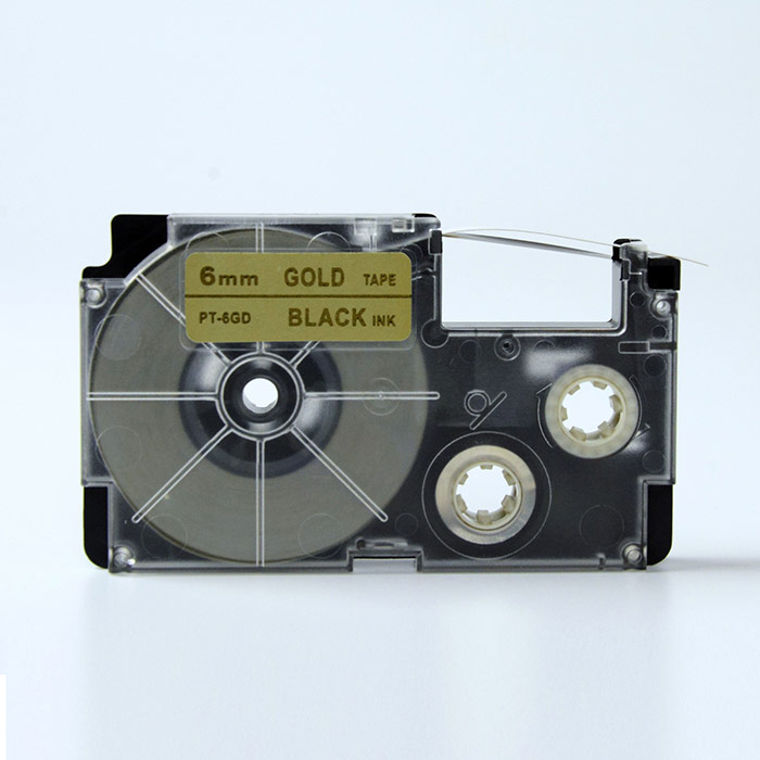 Compatible label tape for Casio XR-6GD1