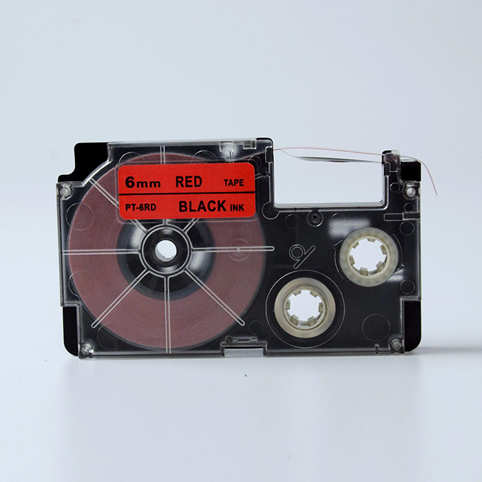Compatible label tape for Casio XR-6RD1