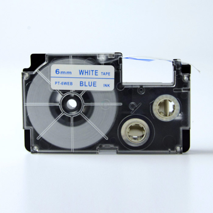 Compatible label tape for Casio XR-6WEB1