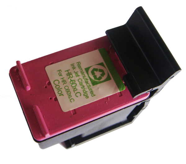 Remanufactured ink cartridge for HP 60XL BK/C