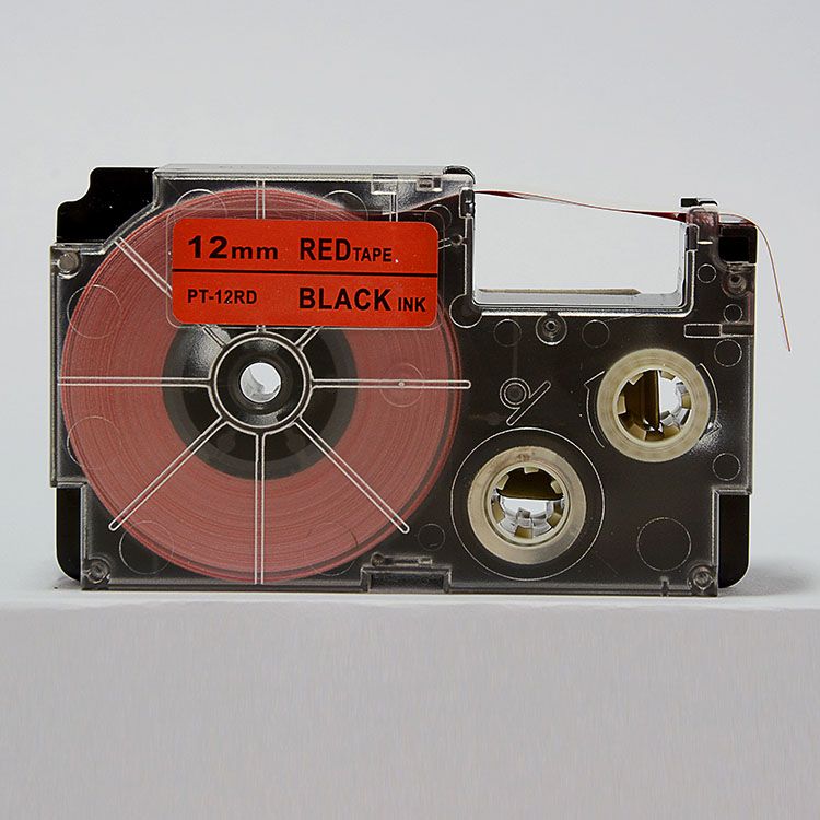Compatible label tape for Casio XR-12RD1