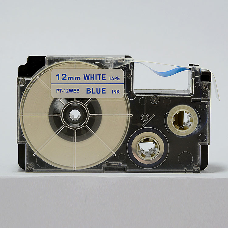 Compatible label tape for Casio XR-12WEB1