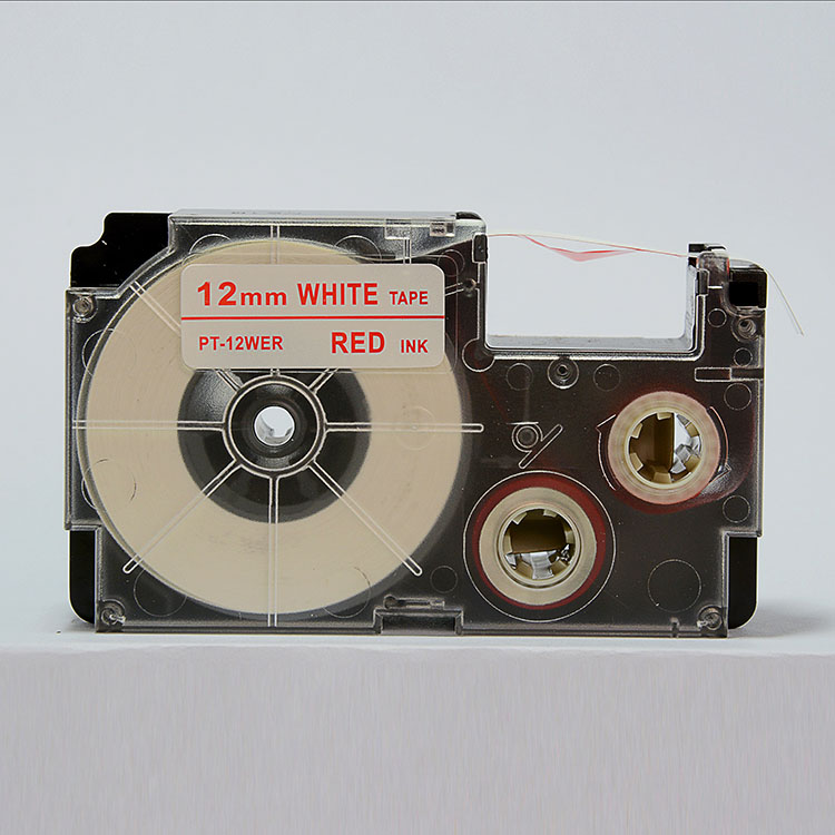 Compatible label tape for Casio XR-12WER1