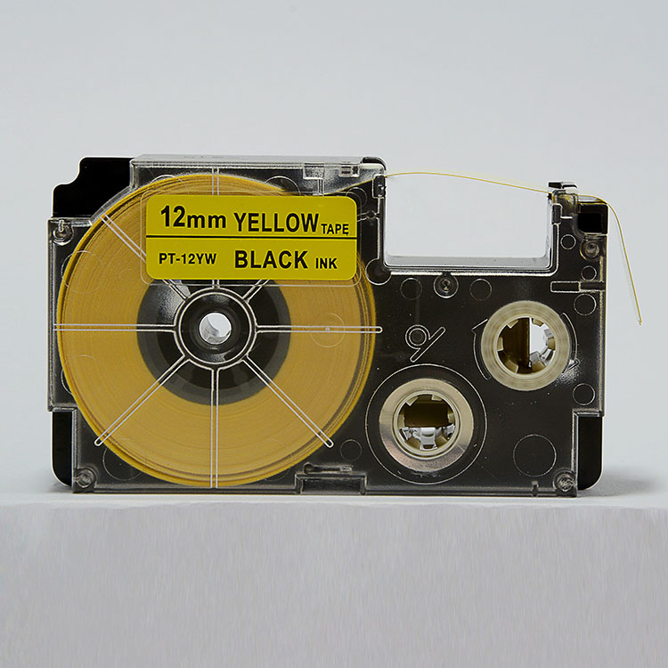 Compatible label tape for Casio XR-12YW1