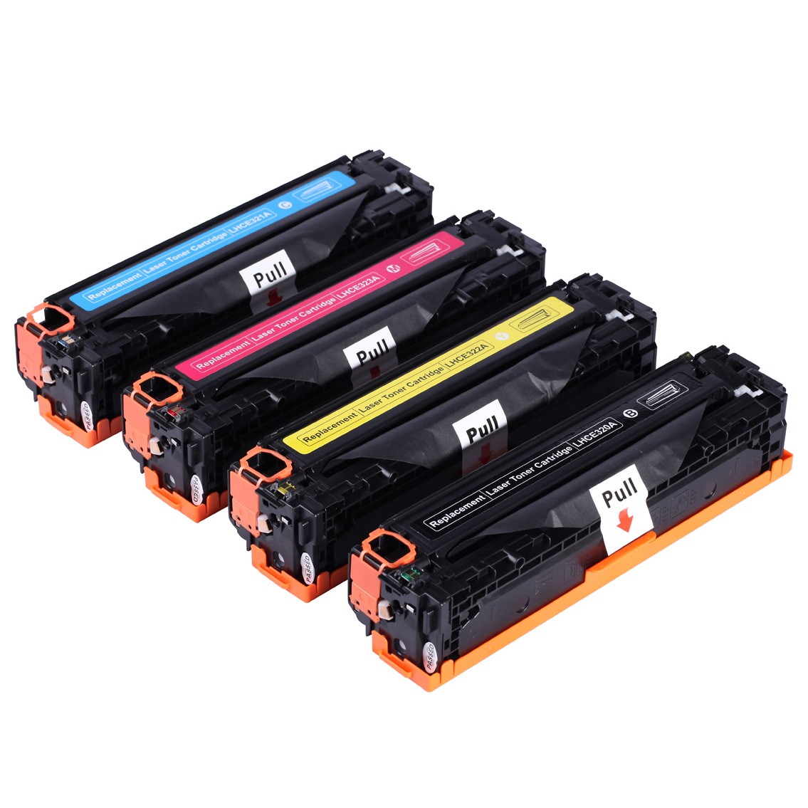 Compatible toner cartridges for HP CE320A-CE323A