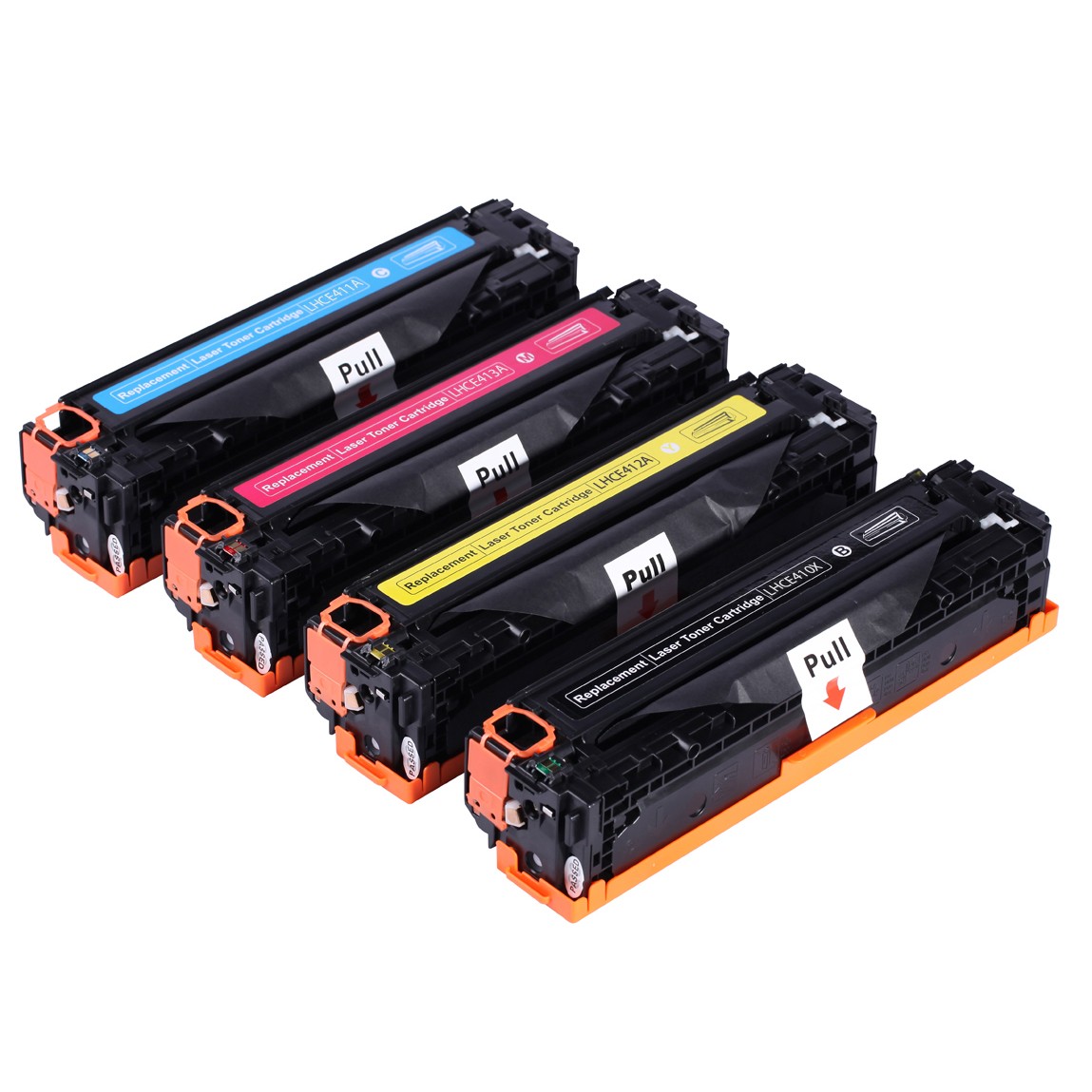 Compatible toner cartridges for HP CE410X-CE413A