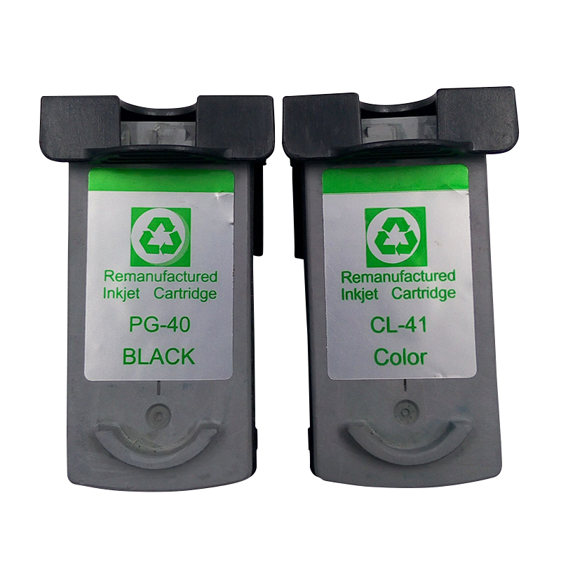 Remanufactured ink cartridge for Canon PG40/CL41