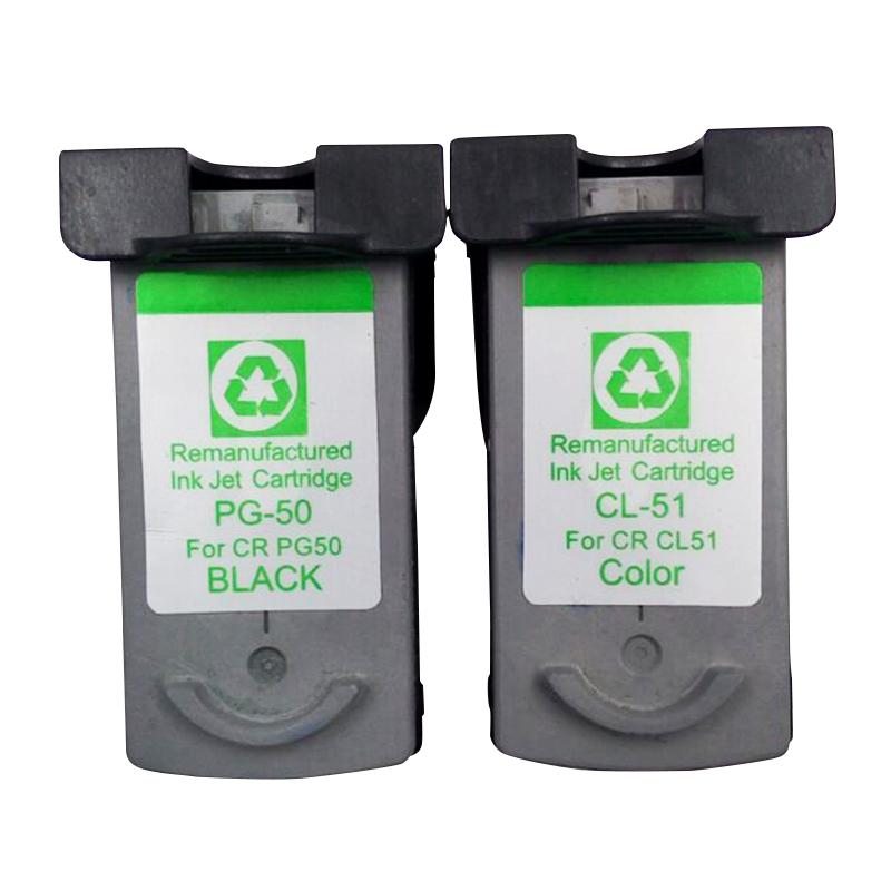 Remanufactured ink cartridge for Canon PG50/CL51