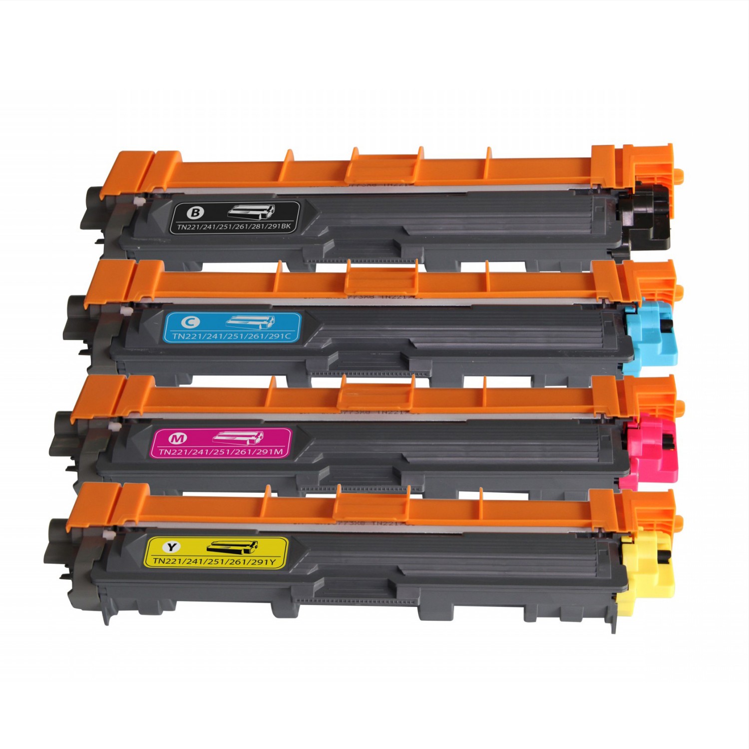 Compatible toner cartridge for Brother TN221/241/261/281/291 BK/C/M/Y