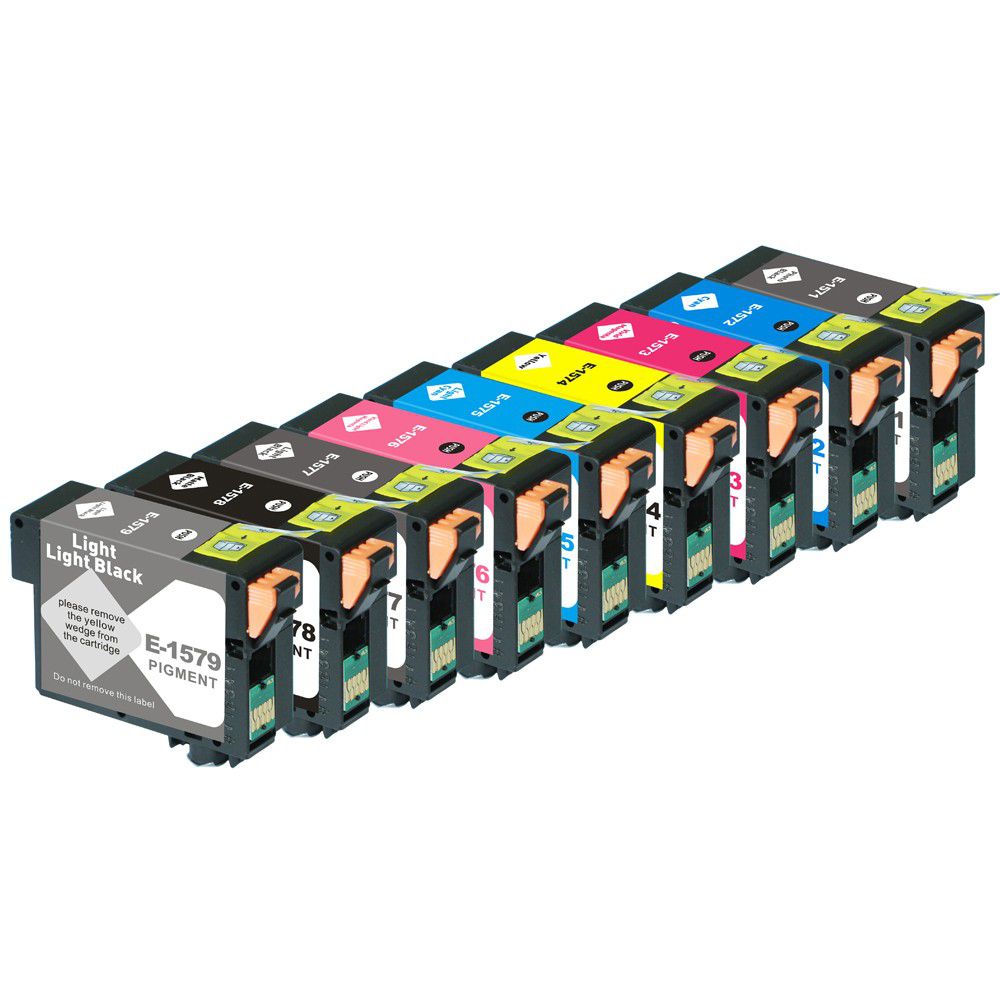 Compatible ink cartridge for Epson T1571-9 pigment