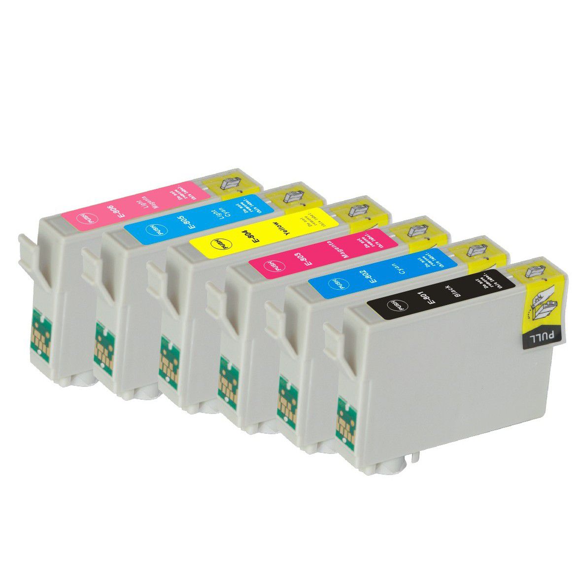 Compatible ink cartridge for Epson T0801-6