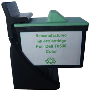 Remanufactured ink cartridge for Dell T0529/T0530