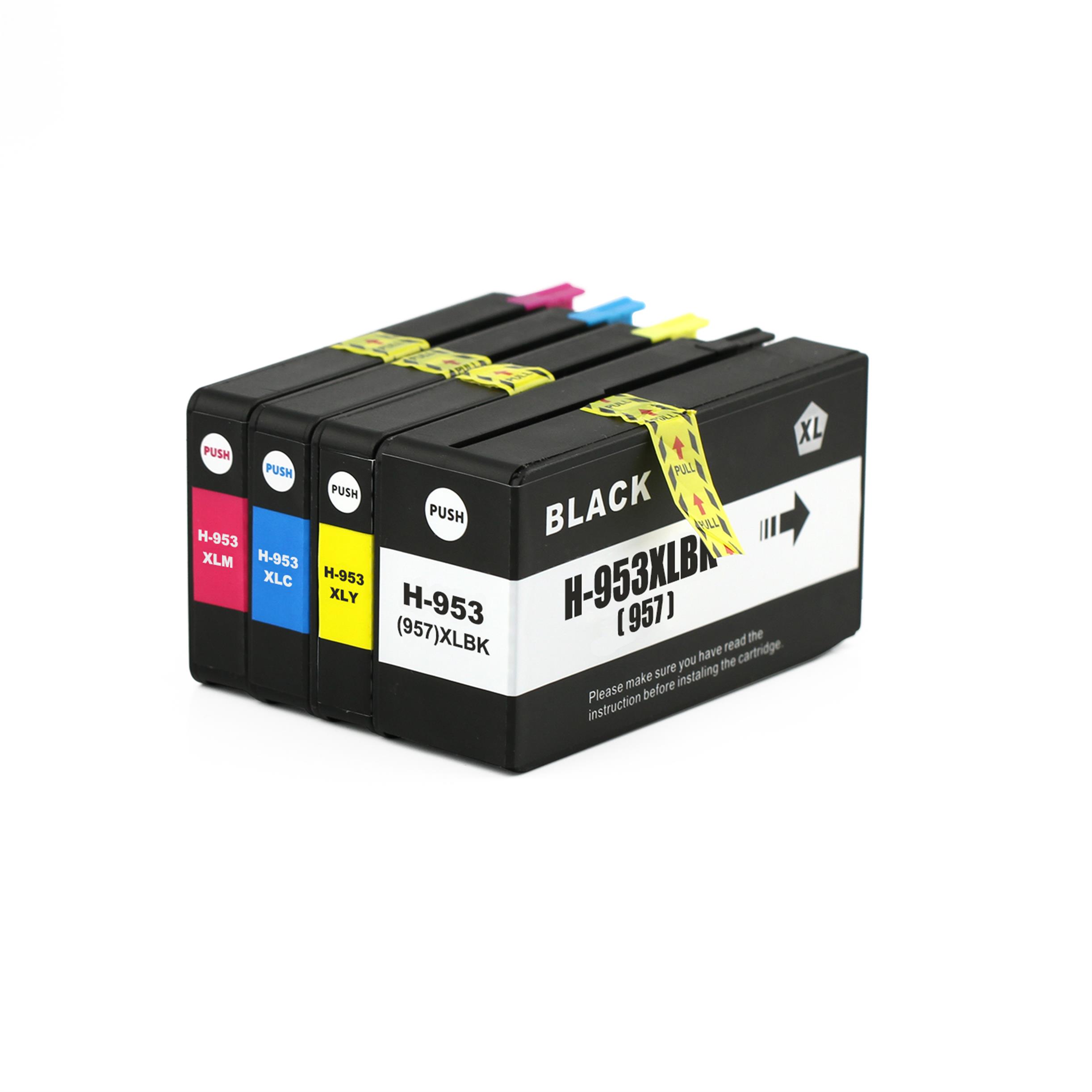 New Compatible Inkjet Cartridge for HP 953(957)XLBK  HP 953XLC/M/Y 