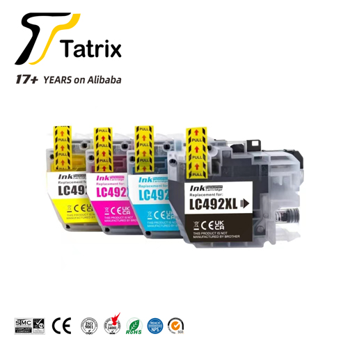Tatrix Premium LC492XL LC492 Color Compatible Printer Ink Cartridge for Brother MFC-J2340DW