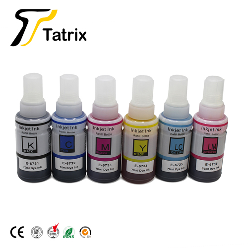 T6731 673 T673 Sublimation ink T6731- T6736 Compatible Eco Color Water Based Bottle Refill Bulk Ink 