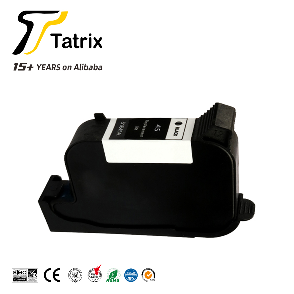 ink cartridge hp45 Inkjet Plotter  Black Inkjet Ink Cartridge 51645A 45a for Deskjet 710c Printer