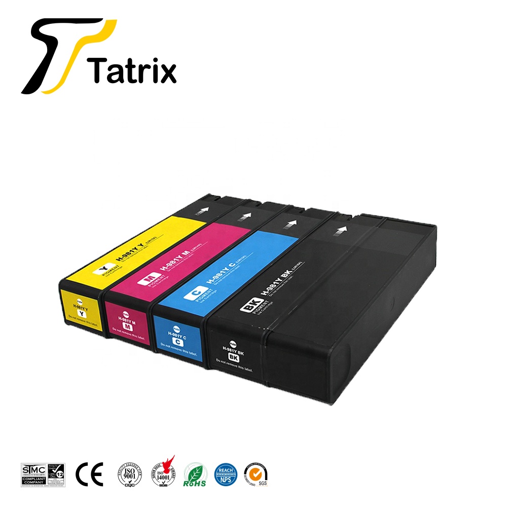 981 981Y With Chip 981X Remanufactured Ink Cartridge for HP PageWide MFP 586dn 981Y ink cartridge