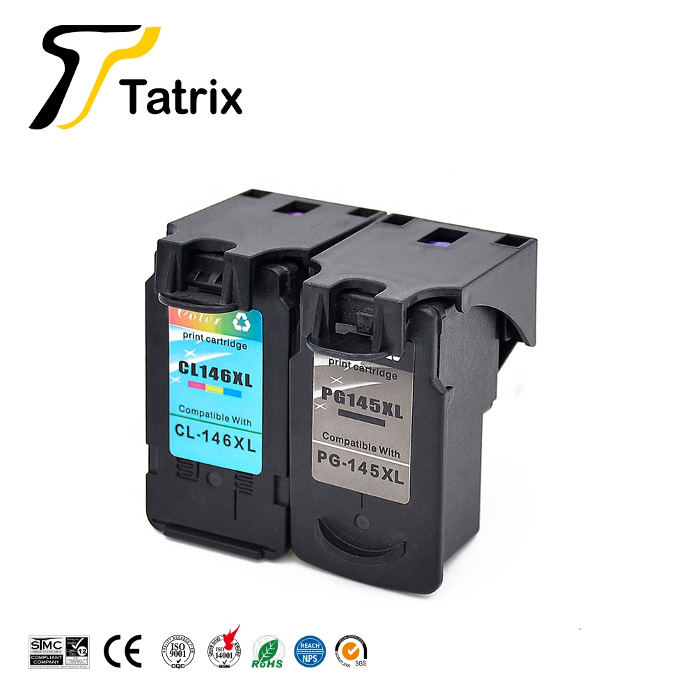 PG145XL PG145 PG-145 PG 145 145XL CL146XL CL146 CL 146 146XL Remanufactured Ink Cartridge for Canon 