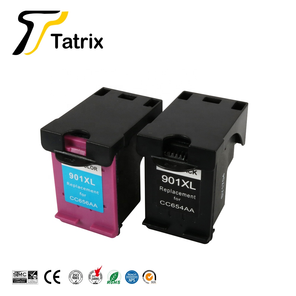 901 901XL 901 XL Premium Remanufactured Color Inkjet Ink Cartridge for HP Officejet J4580 Printer