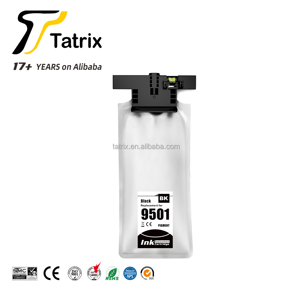 T9501 T9492 T9493 T9494 Color Compatible Pigment Ink Bag Cartridge with chip for Epson WF-C5290 