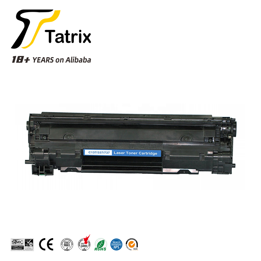 Tatrix CRG 137 337 737 Premium Compatible Laser Black Toner Cartridge CRG137 CRG337 CRG737 for Canon